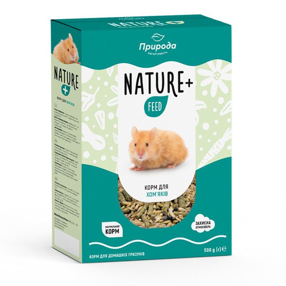 Корм для хом'яків Priroda Nature + Feed 500 г - асорті Корм для хом'яків Priroda Nature + Feed 500 г - асорті