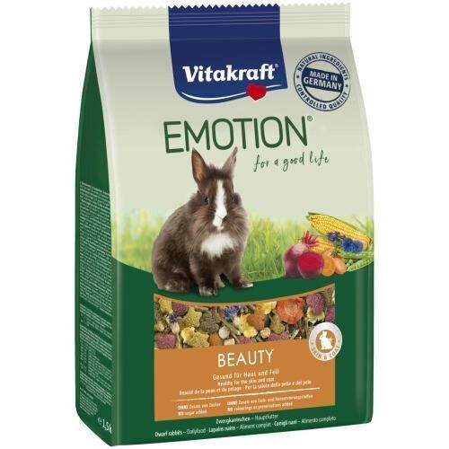 Корм для кроликів Vitakraft Emotion Beauty Selection 600 г - асорті