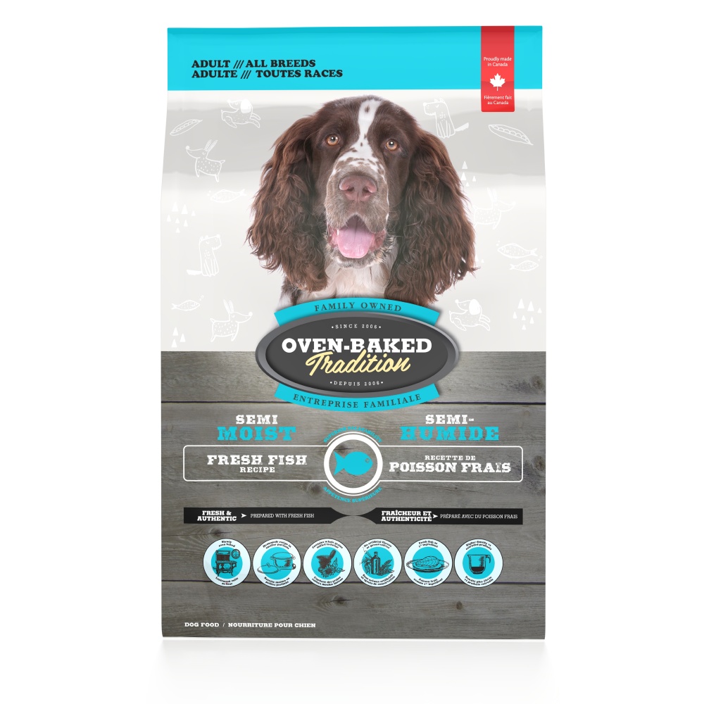 Полувлажный корм Oven-Baked Tradition Semi-Moist Dog Adult 2,27 кг - рыба