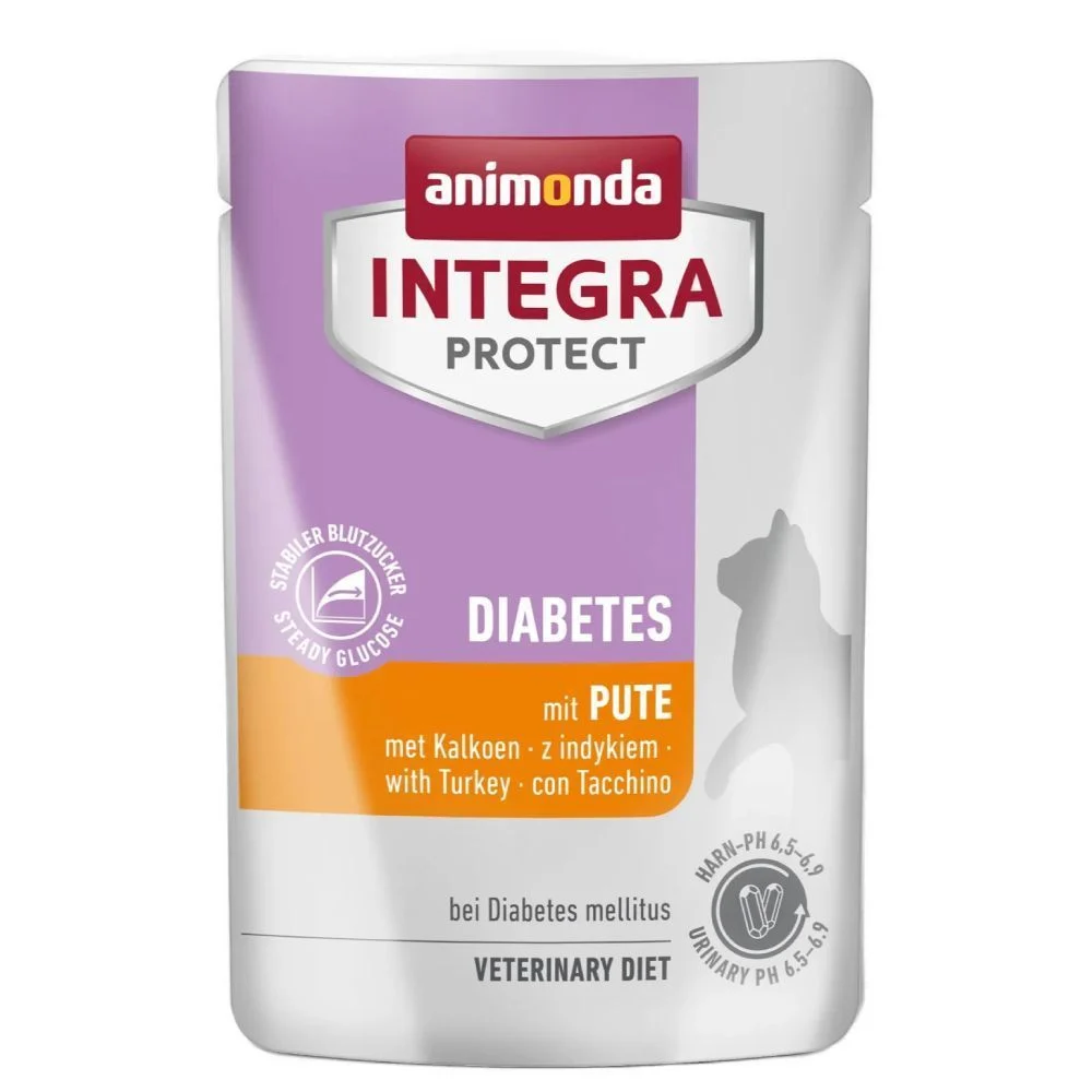Вологий корм для котів Integra Protect Diabetes 85 г - індичка Вологий корм для котів Integra Protect Diabetes 85 г - індичка