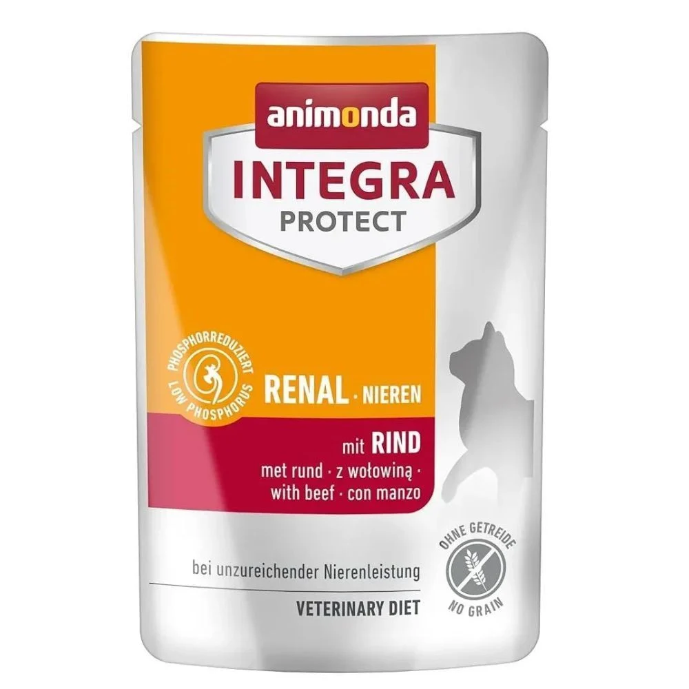 Влажный корм для кошек Animonda Integra Protect Renal 85 г - говядина Влажный корм для кошек Animonda Integra Protect Renal 85 г - говядина
