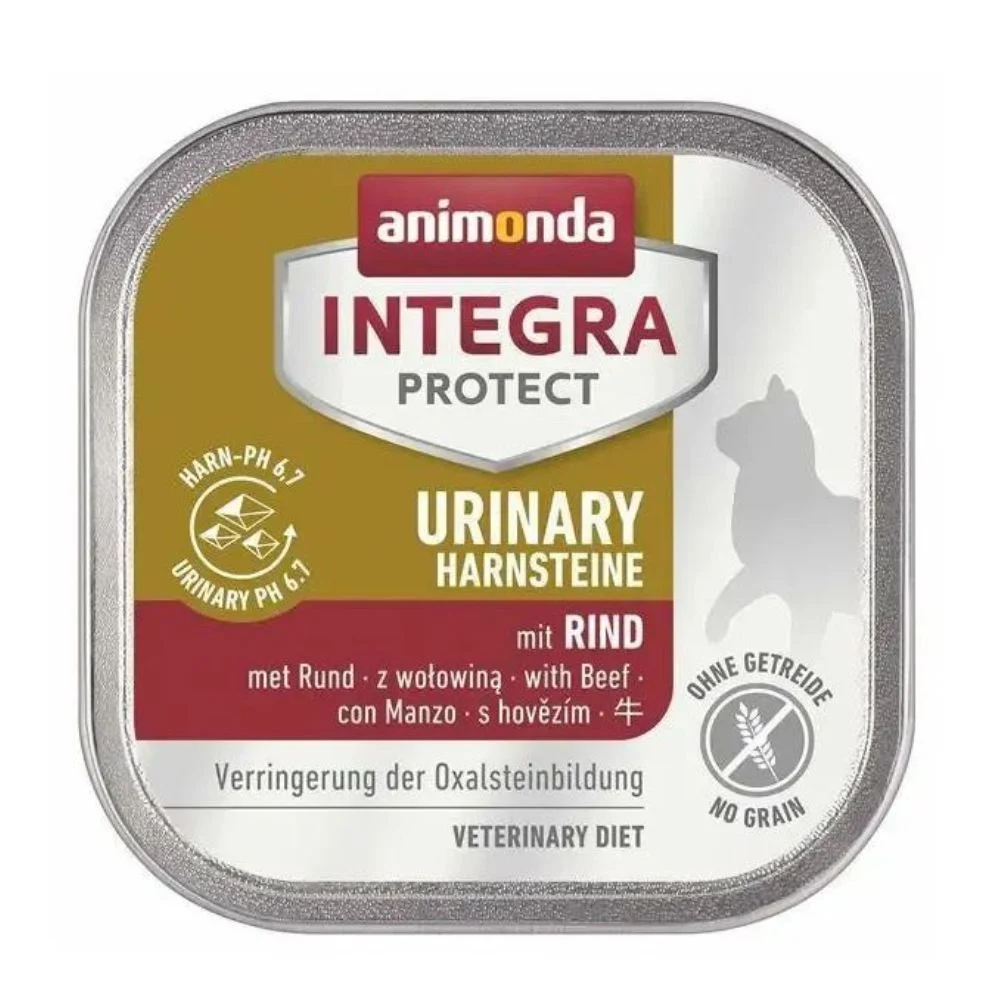 Вологий корм для котів Animonda Integra Protect Urinary 100 г - яловичина Вологий корм для котів Animonda Integra Protect Urinary 100 г - яловичина