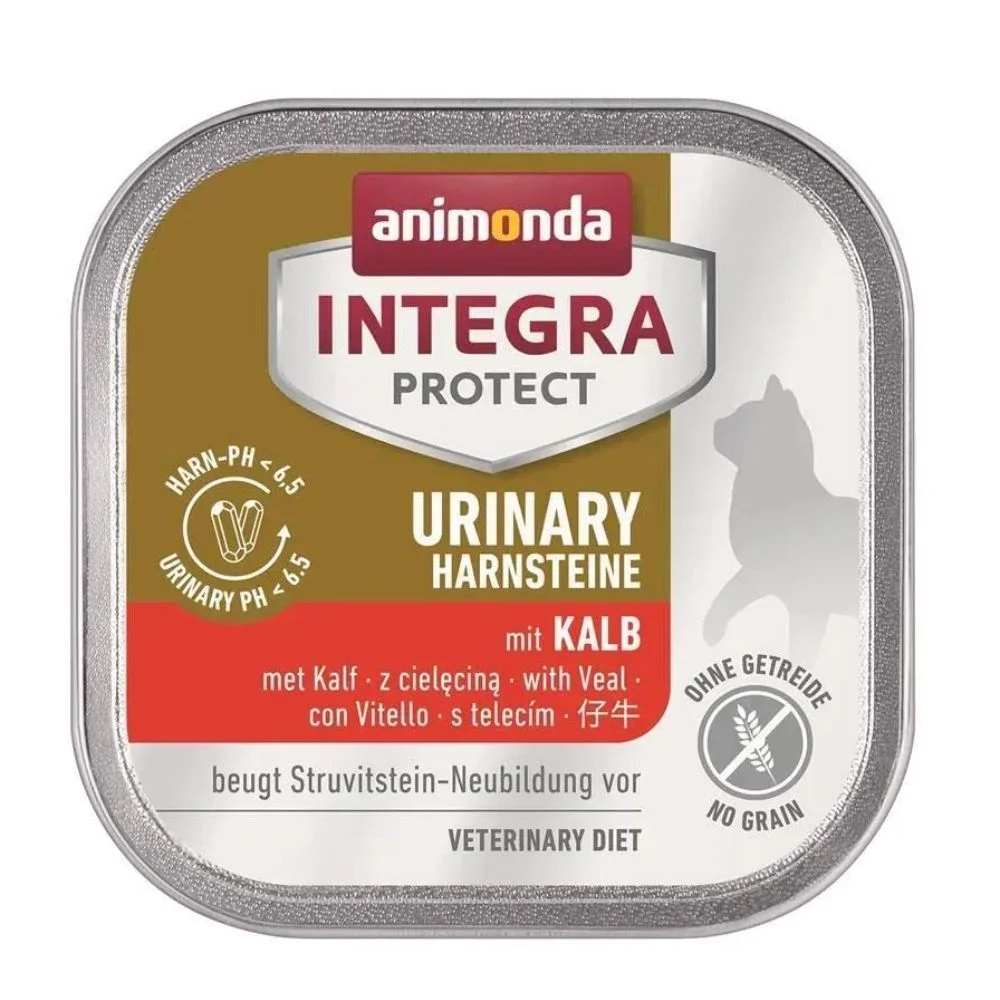 Вологий корм для котів Animonda Integra Protect Urinary 100 г - телятина Вологий корм для котів Animonda Integra Protect Urinary 100 г - телятина