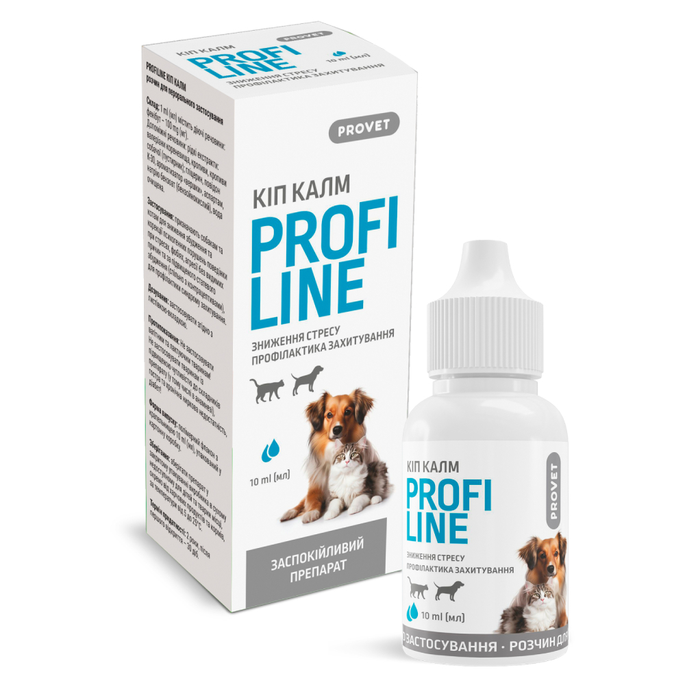 Краплі для котів PROVET Profiline Кіп Калм 10 мл Краплі для котів PROVET Profiline Кіп Калм 10 мл