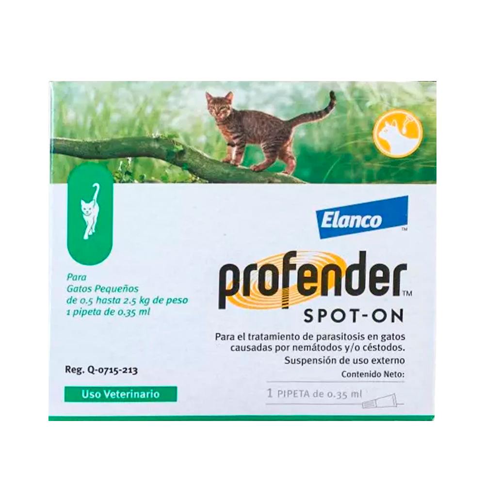Elanco Bayer Profender Spot-On краплі на холку для котів від 0,5 до 2,5 кг 1 шт Elanco Bayer Profender Spot-On краплі на холку для котів від 0,5 до 2,5 кг 1 шт