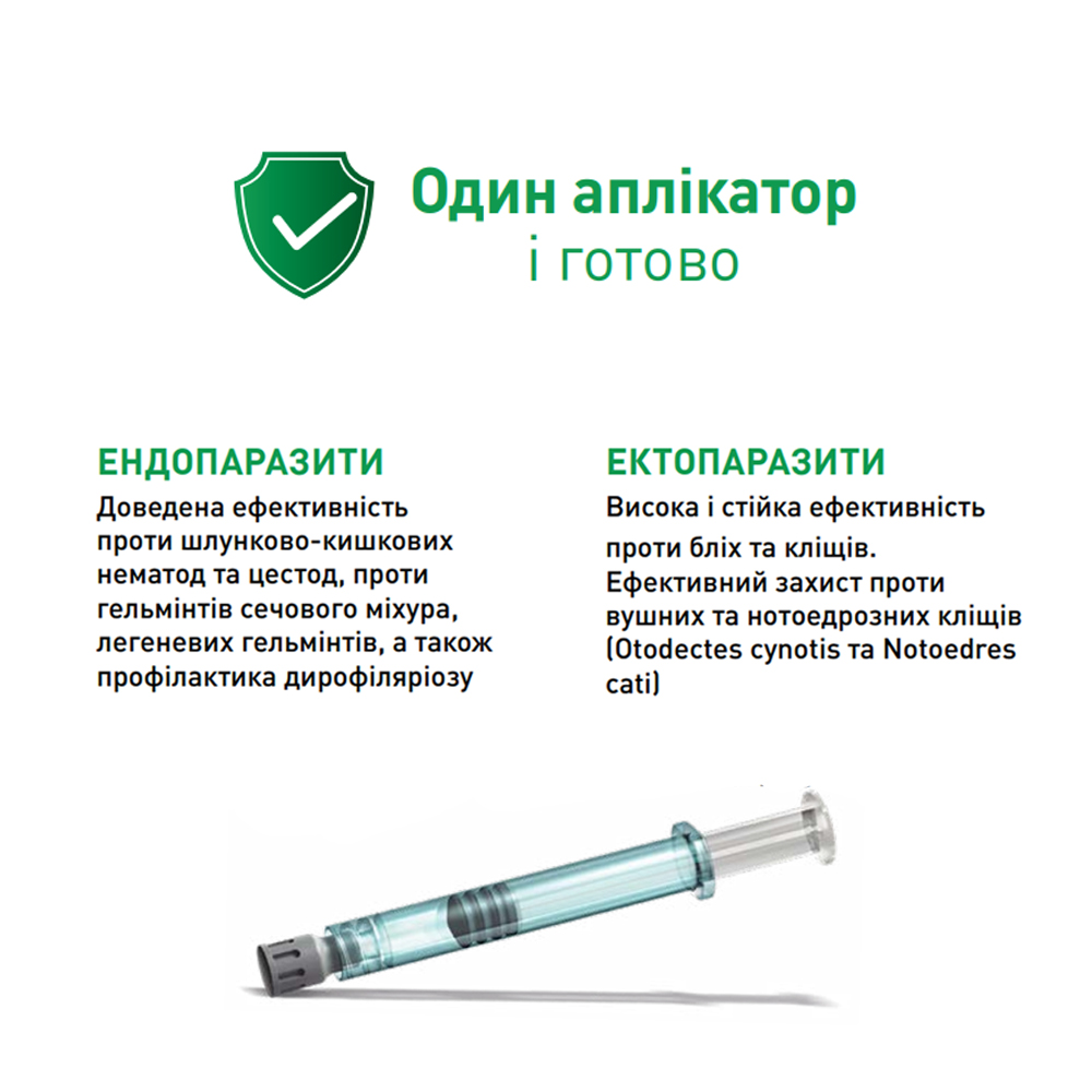 Краплі на холку для котів Boehringer Ingelheim NexGard Combo Spot-ON L від 2,5 до 7,5 кг, 1 шт Краплі на холку для котів Boehringer Ingelheim NexGard Combo Spot-ON L від 2,5 до 7,5 кг, 1 шт