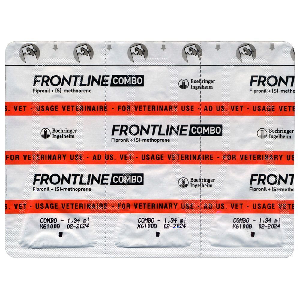 Капли на затылок для собак Boehringer Ingelheim Frontline Combo от 10 до 20 кг, 3 шт Капли на затылок для собак Boehringer Ingelheim Frontline Combo от 10 до 20 кг, 3 шт