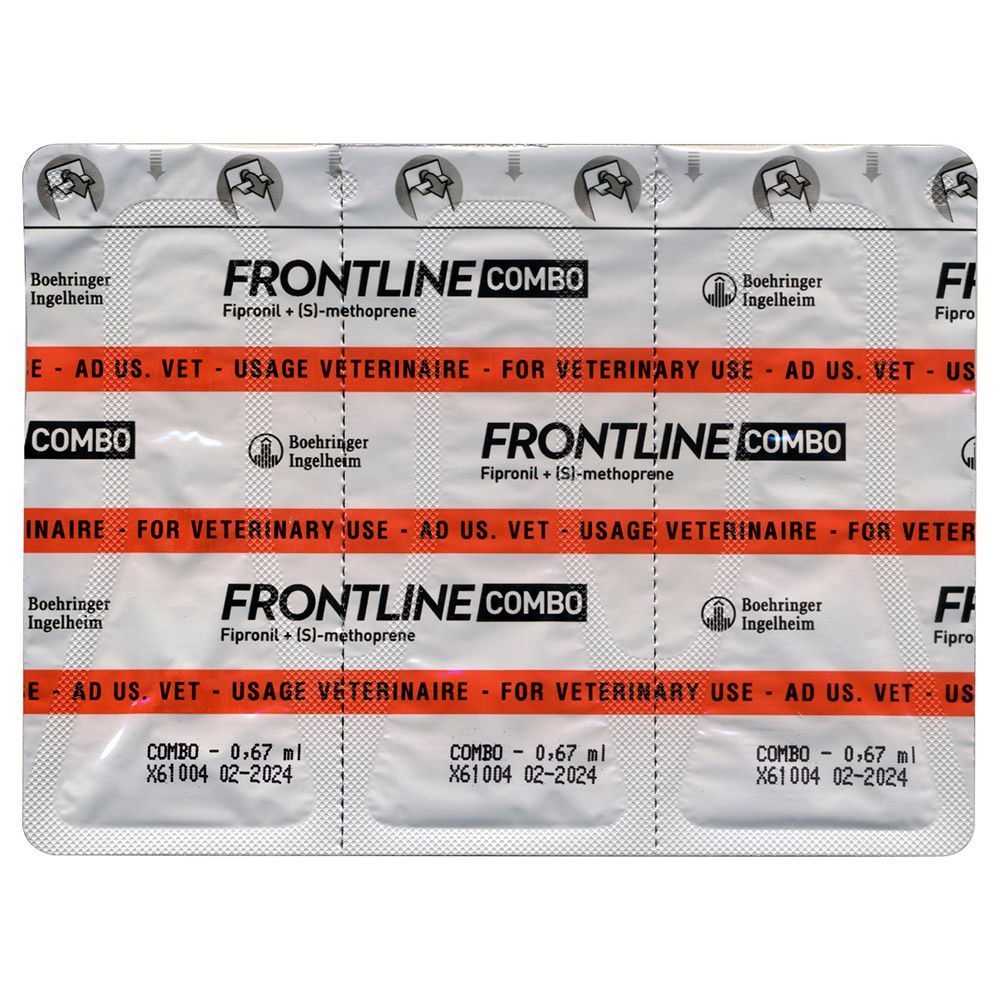 Краплі на холку для собак Boehringer Ingelheim Frontline Combo від 2 до 10 кг, 3 шт Краплі на холку для собак Boehringer Ingelheim Frontline Combo від 2 до 10 кг, 3 шт