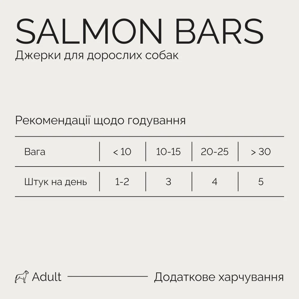 Ласощі для собак Savory Salmon Bars 100 г - лосось