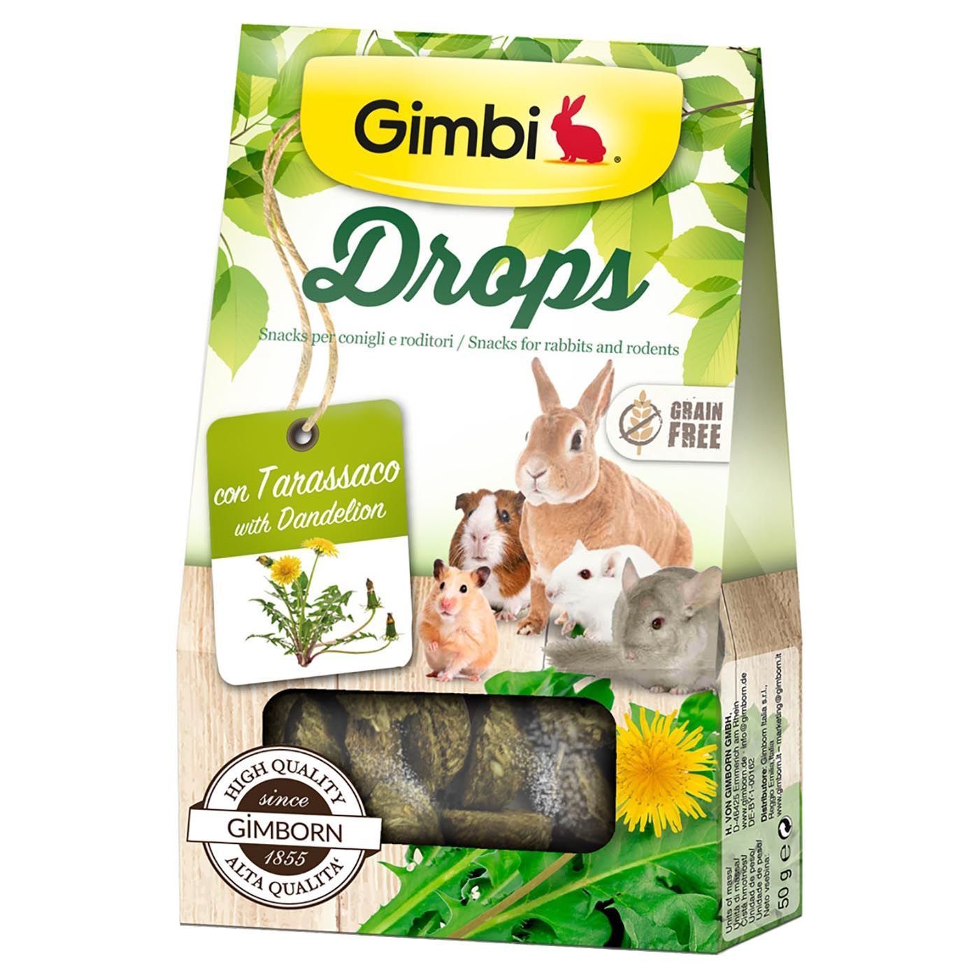 Лакомства для грызунов GimBi Drops 50 г - одуванчик Лакомства для грызунов GimBi Drops 50 г - одуванчик