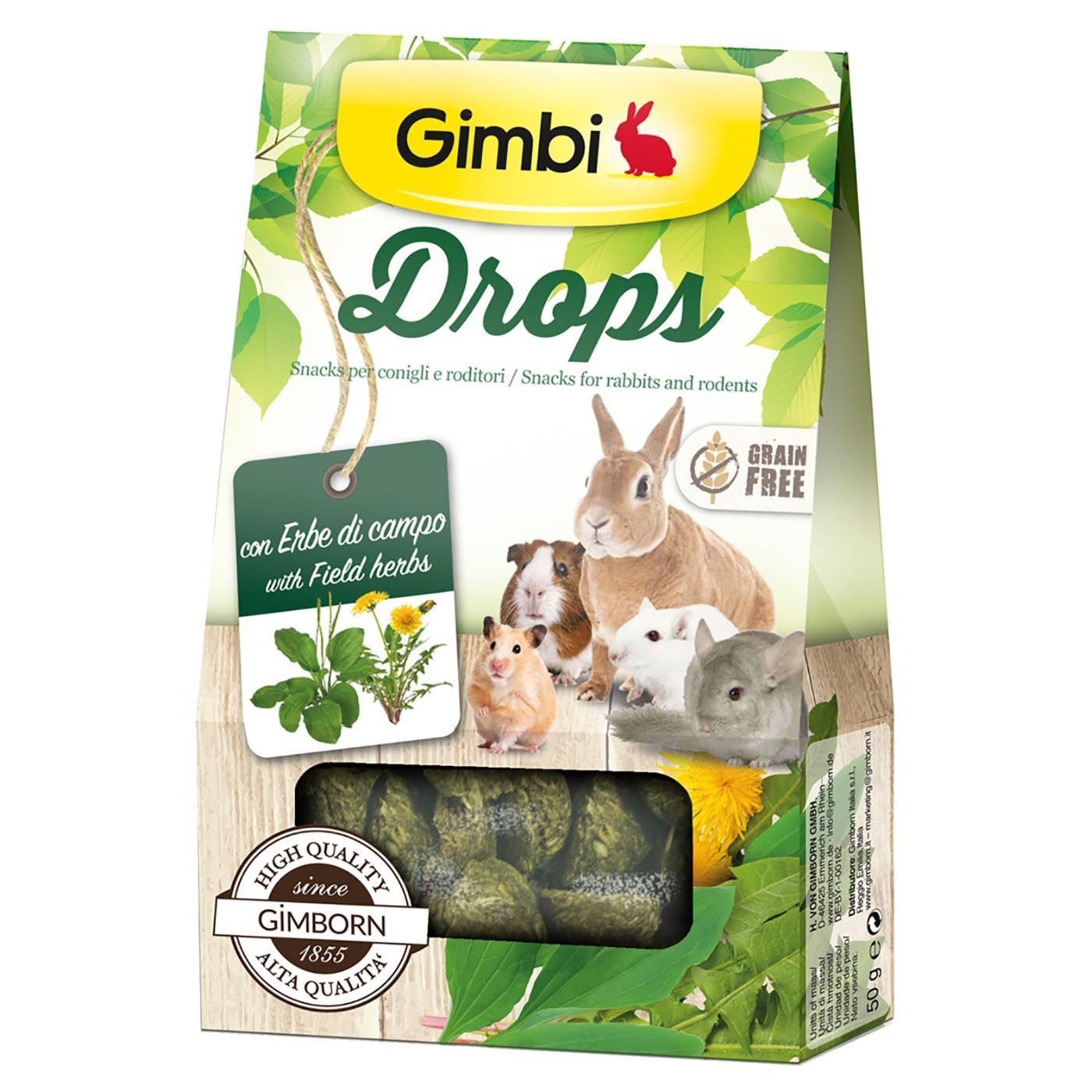Лакомства для грызунов GimBi Drops 50 г - травы Лакомства для грызунов GimBi Drops 50 г - травы