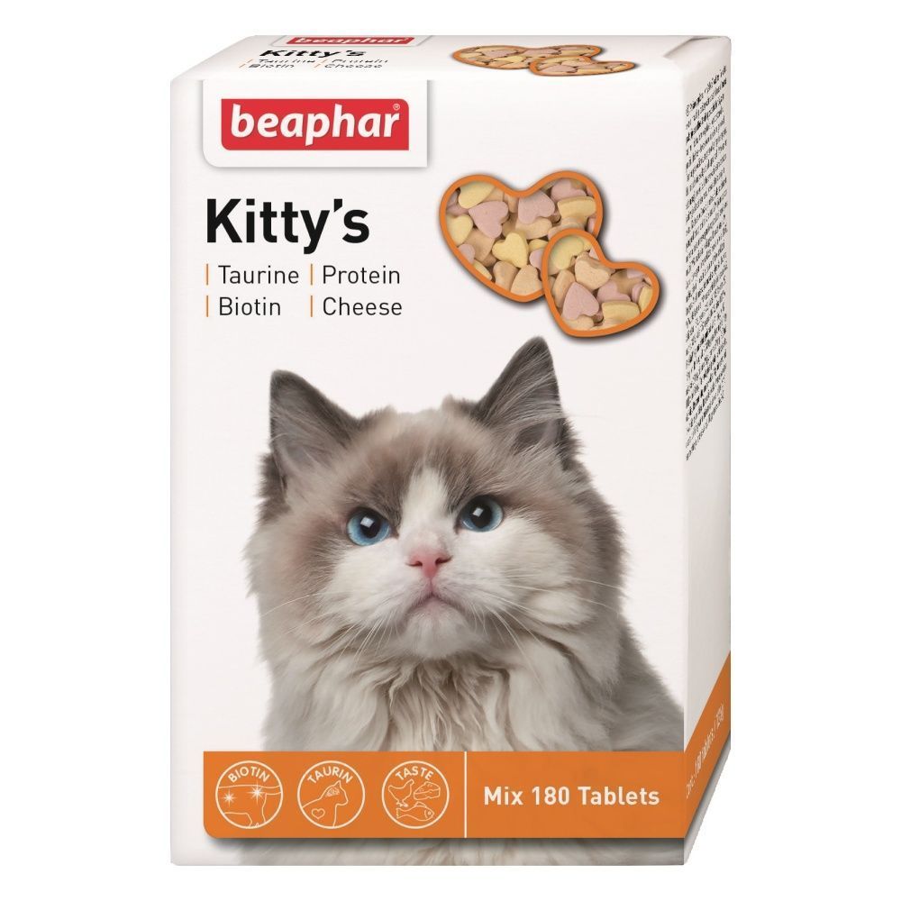 Вітаміни для котів Beaphar Kitty's Mix 180 таблетки