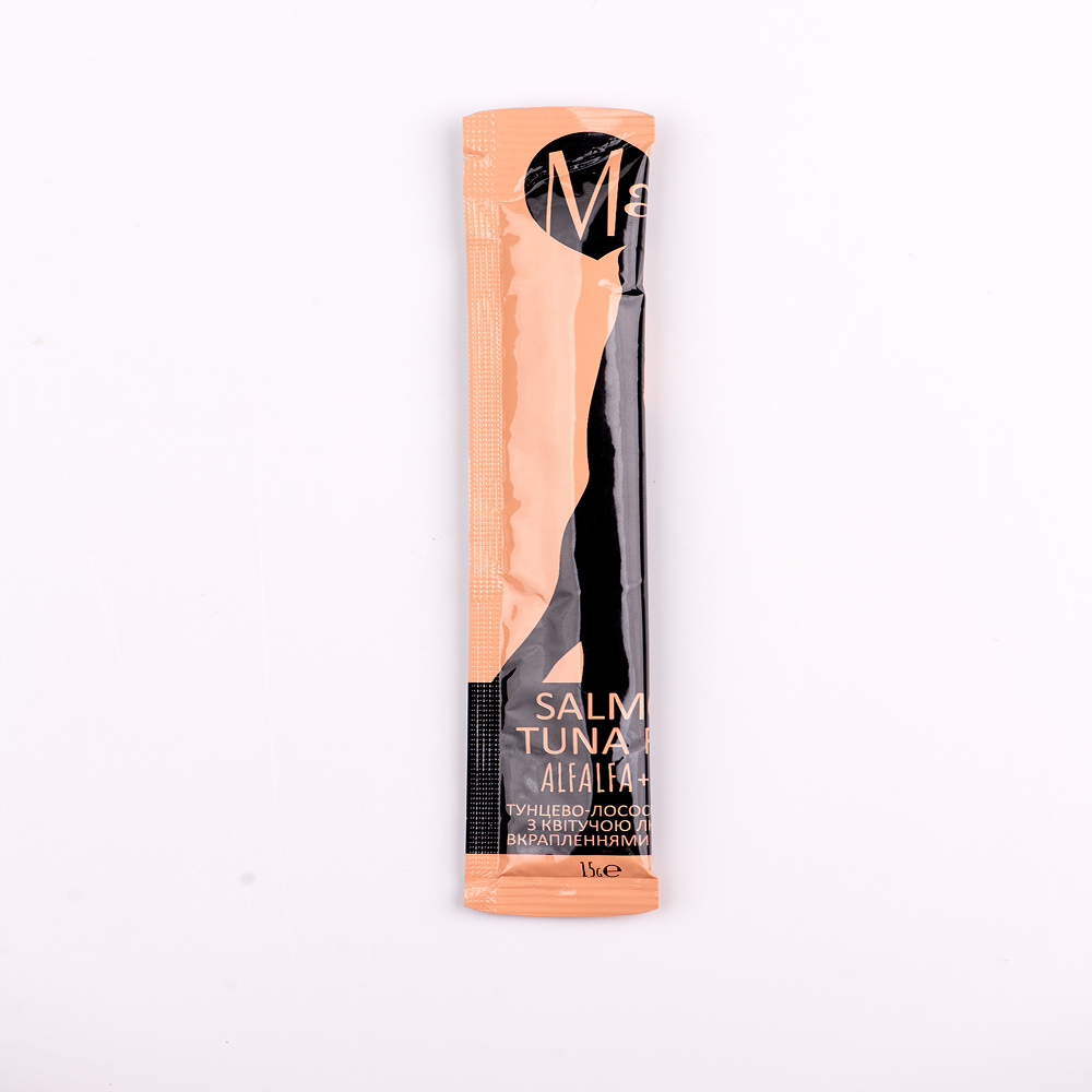 Ласощі для котів Mavsy Creamy 5 шт х 15 г - тунець та лосось