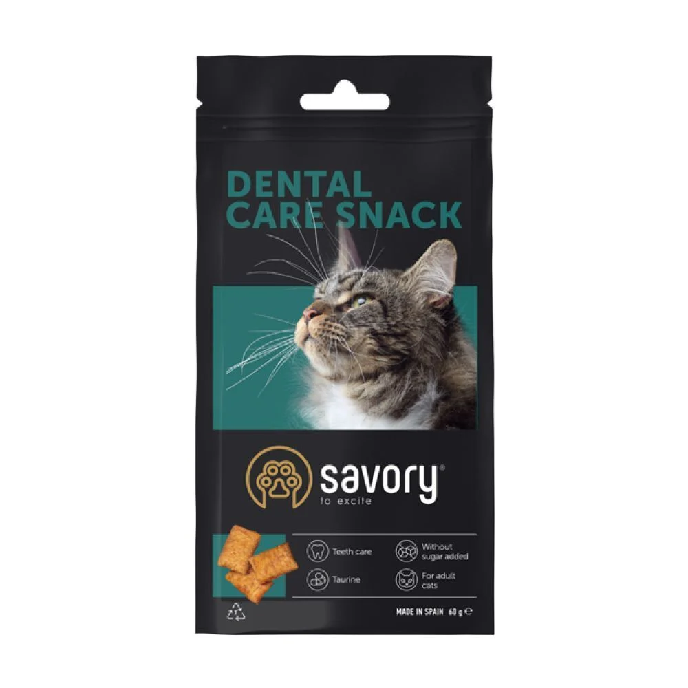 Ласощі для котів Savory Snack Dental Care 60 г Ласощі для котів Savory Snack Dental Care 60 г