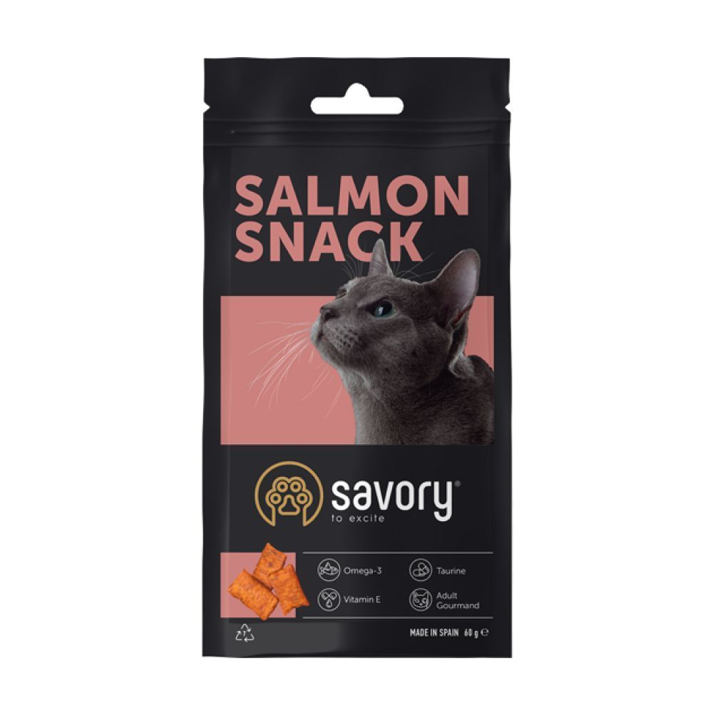 Ласощі для котів Savory 60 г - лосось Ласощі для котів Savory 60 г - лосось