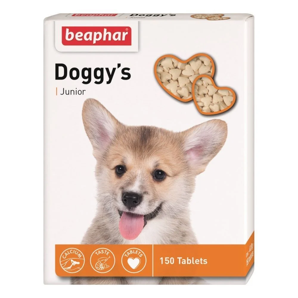Ласощі для цуценят Beaphar Doggy's Junior 150 шт Ласощі для цуценят Beaphar Doggy's Junior 150 шт