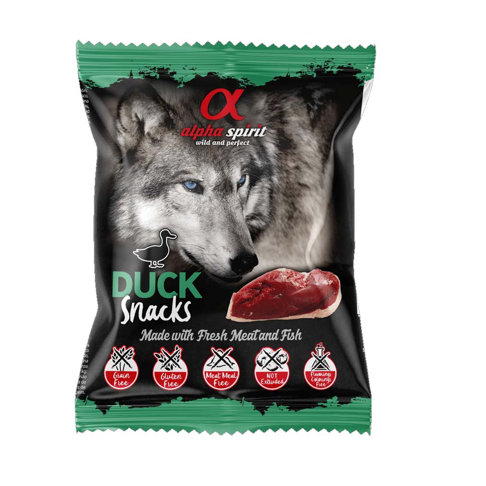 Ласощі для собак Alpha Spirit Dog Snacks Duck, 50 г Ласощі для собак Alpha Spirit Dog Snacks Duck, 50 г