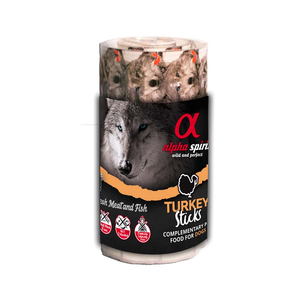 Ласощі для собак Alpha Spirit Dog Sticks Turkey, 160 г Ласощі для собак Alpha Spirit Dog Sticks Turkey, 160 г