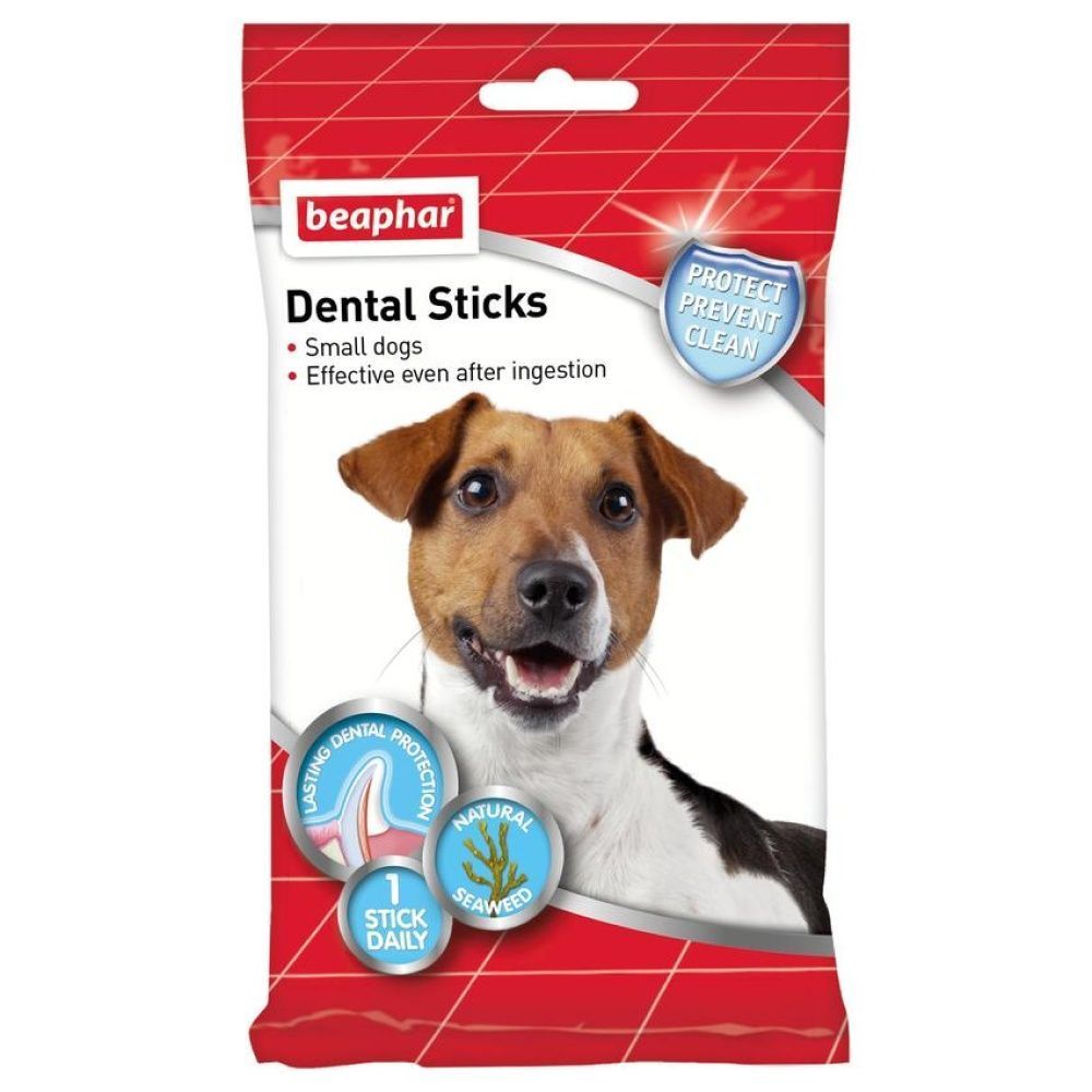 Ласощі для собак Beaphar Dental Sticks, S 7 шт Ласощі для собак Beaphar Dental Sticks, S 7 шт