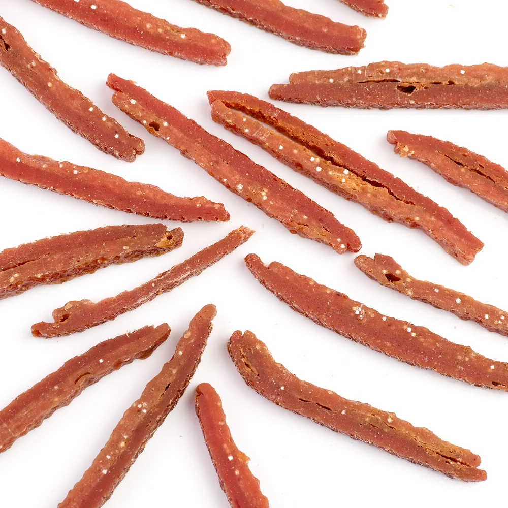 Ласощі для собак Mavsy Refined jerky 100 г - карпаччо з кролика Ласощі для собак Mavsy Refined jerky 100 г - карпаччо з кролика