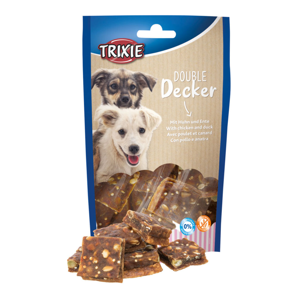 Ласощі для собак Trixie Double Decker 100 г (курка та качка) Ласощі для собак Trixie Double Decker 100 г (курка та качка)