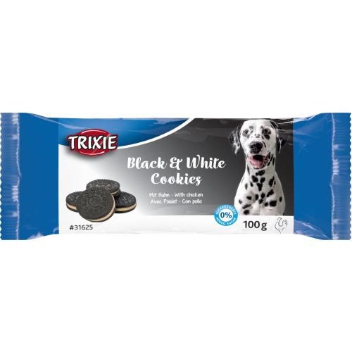 Лакомства для собак Trixie печенье Black & White Cookies, 100 г (курица) Лакомства для собак Trixie печенье Black & White Cookies, 100 г (курица)