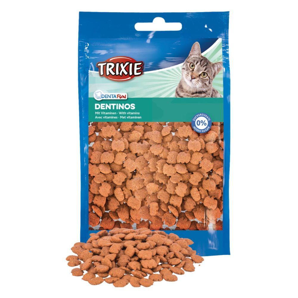 Ласощі для котів Trixie Denta Fun Dentinos 50 г Ласощі для котів Trixie Denta Fun Dentinos 50 г