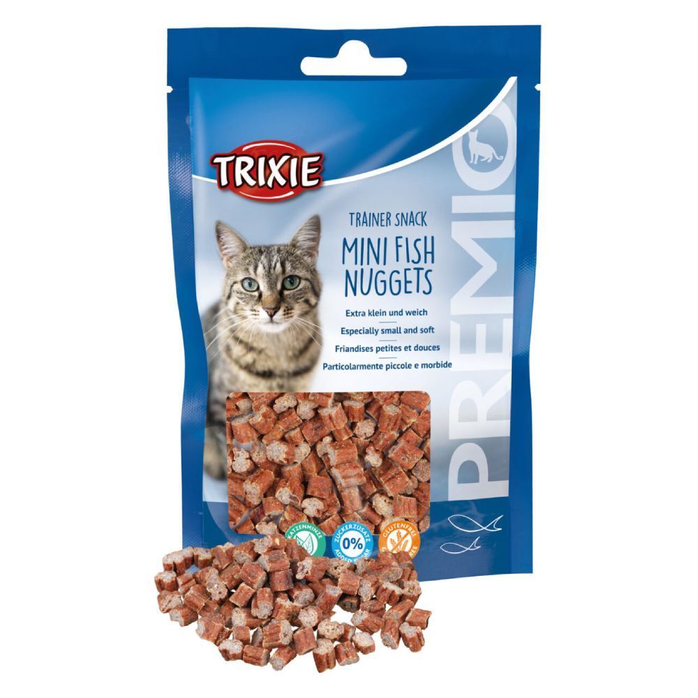 Ласощі для котів Trixie Trainer Snack Mini Fish Nuggets 50 г - тунець та курка