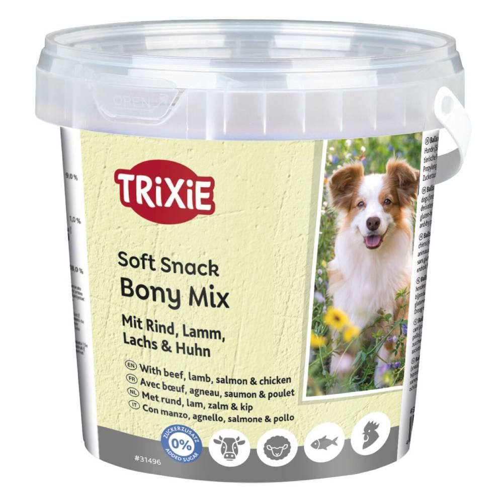 Ласощі для собак Trixie Soft Snack Bony Mix 500 г - асорті Ласощі для собак Trixie Soft Snack Bony Mix 500 г - асорті
