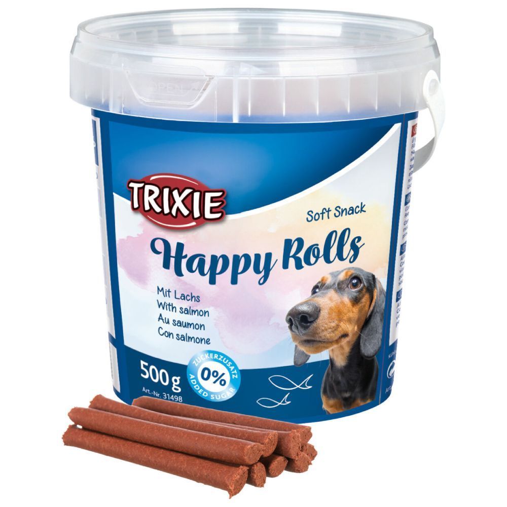 Лакомства для собак Trixie Happy Rolls 500 г - лосось Лакомства для собак Trixie Happy Rolls 500 г - лосось