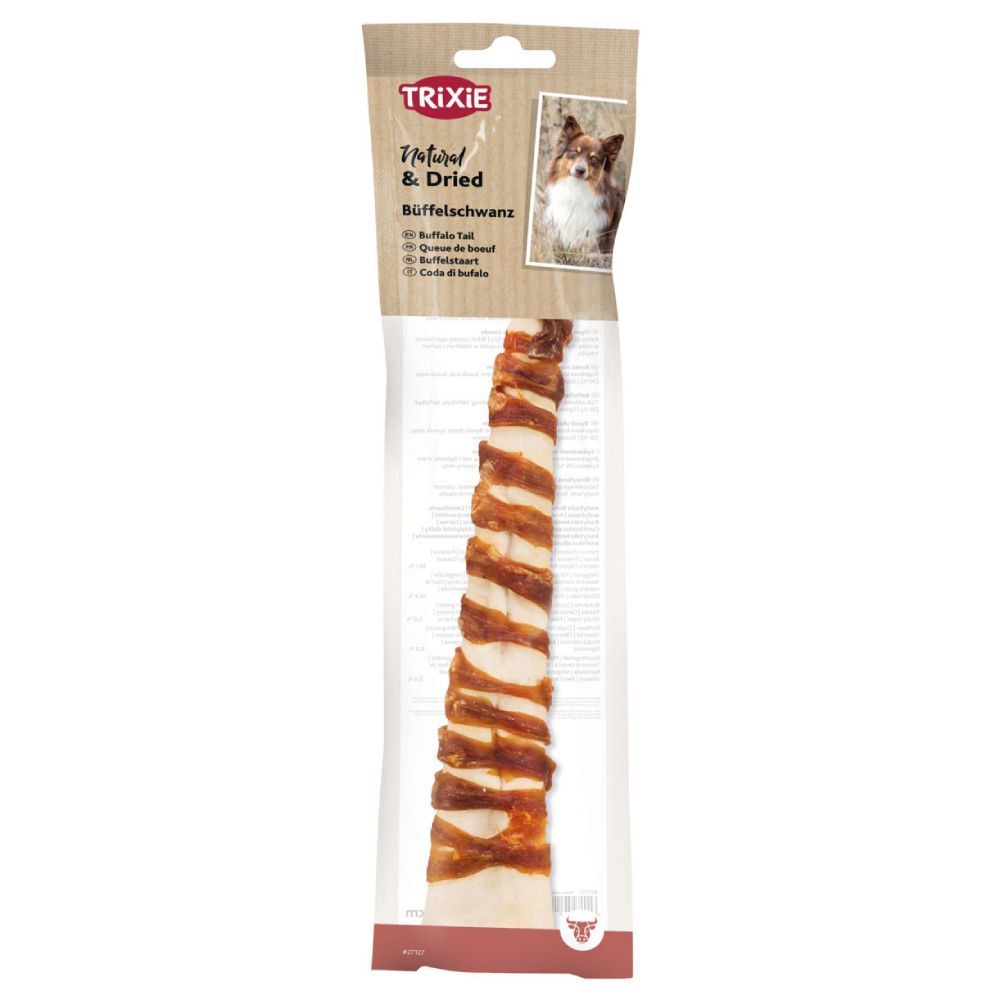 Лакомства для собак Trixie Buffalo Tail 80 г - буйвол Лакомства для собак Trixie Buffalo Tail 80 г - буйвол