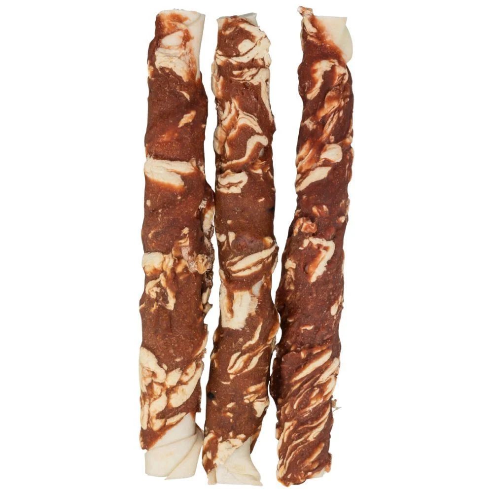Ласощі для собак Trixie Denta Fun Marbled Rolls 140 г - яловичина та біла риба