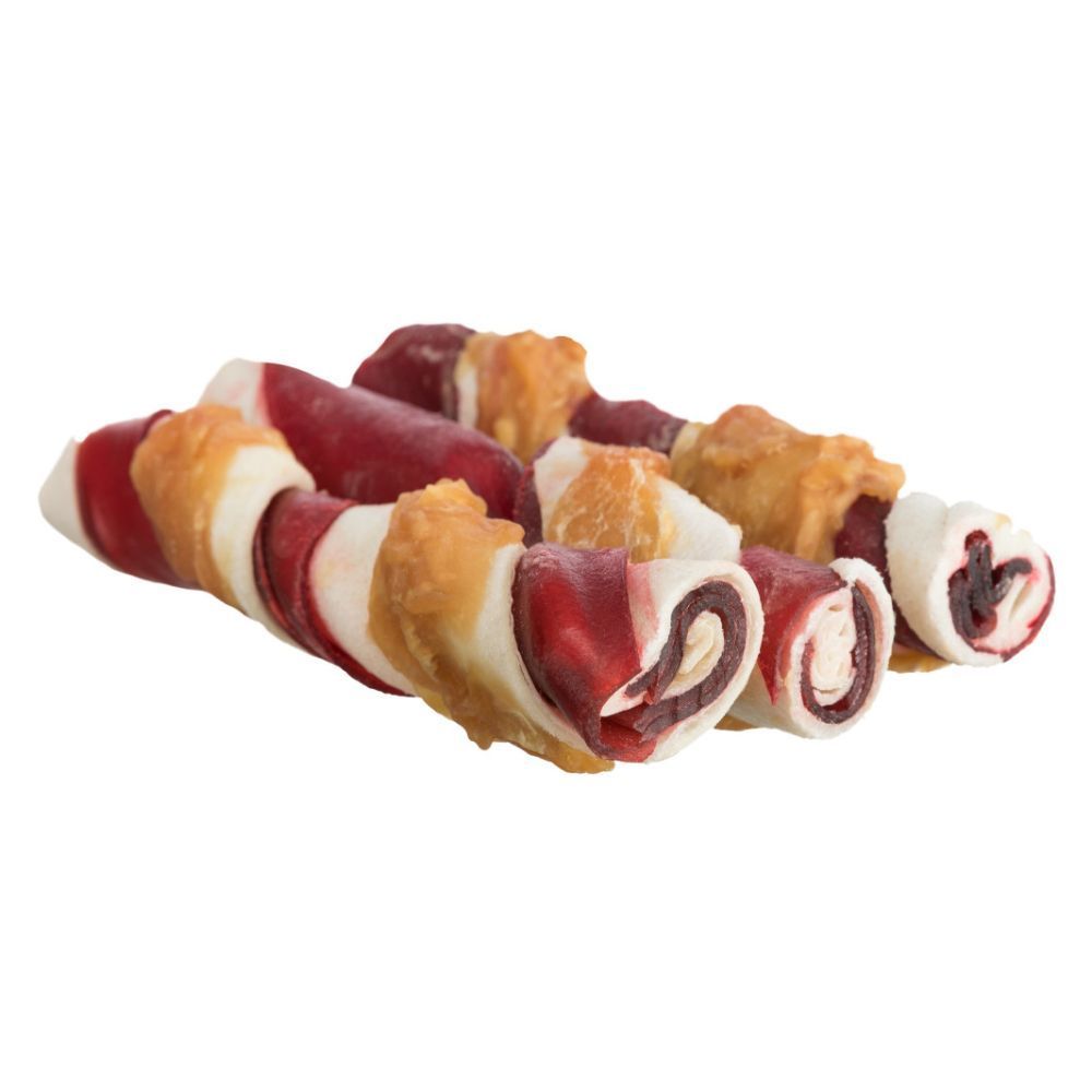 Ласощі для собак Trixie Denta Fun Barbecue Rolls 12 см 3 шт 105 г - курка Ласощі для собак Trixie Denta Fun Barbecue Rolls 12 см 3 шт 105 г - курка