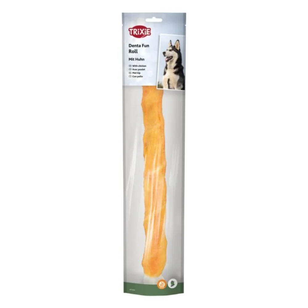 Ласощі для собак Trixie Denta Fun Roll 40 см 170 г - курка Ласощі для собак Trixie Denta Fun Roll 40 см 170 г - курка
