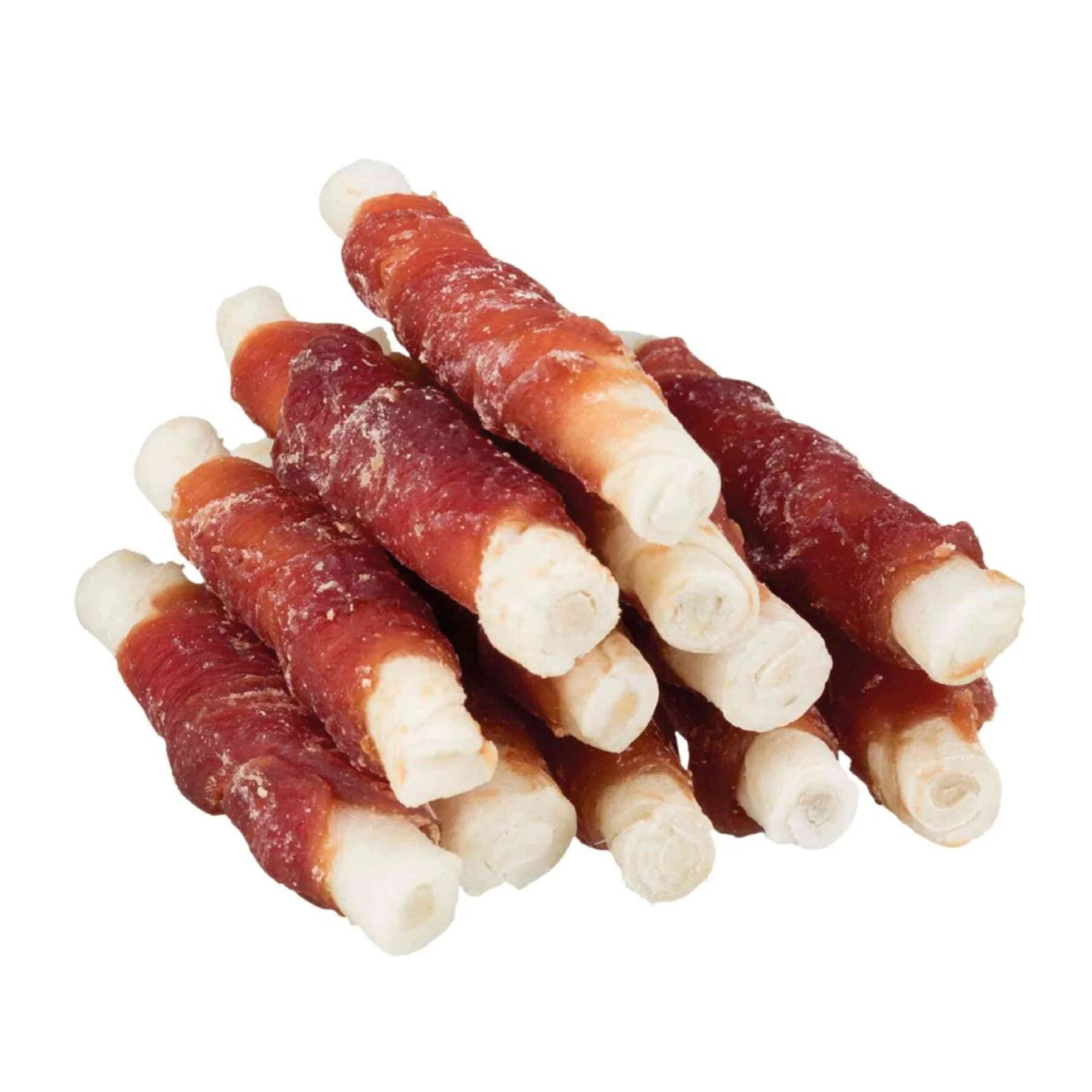 Ласощі для собак Trixie Denta Fun Mini Rolls 6 см 120 г - качка Ласощі для собак Trixie Denta Fun Mini Rolls 6 см 120 г - качка