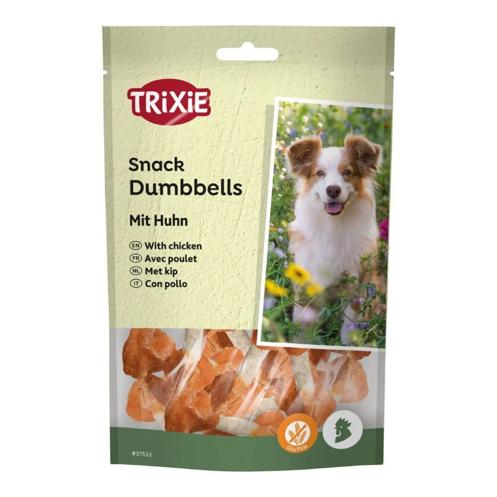 Лакомство для собак Trixie Snack Dumbbells 100 г - курица Лакомство для собак Trixie Snack Dumbbells 100 г - курица