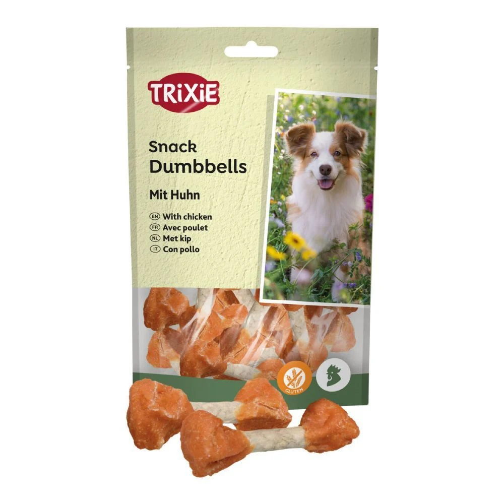 Лакомство для собак Trixie Snack Dumbbells 100 г - курица Лакомство для собак Trixie Snack Dumbbells 100 г - курица