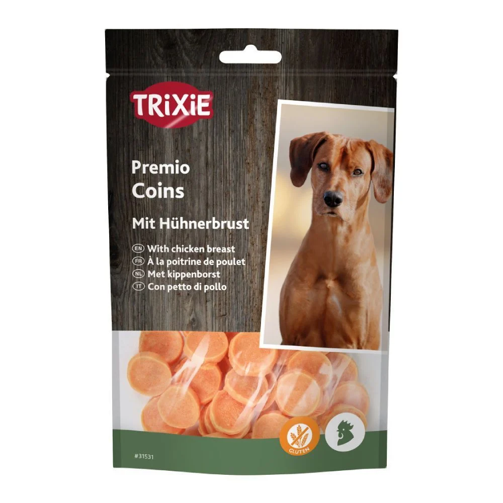 Лакомства для собак Trixie Premio Coins 100 г — курица Лакомства для собак Trixie Premio Coins 100 г — курица