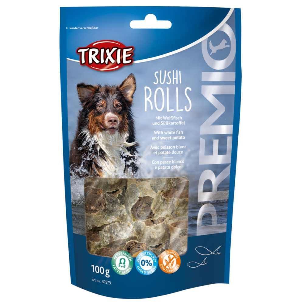 Ласощі для собак Trixie Premio Sushi Rolls 100 г - біла риба Ласощі для собак Trixie Premio Sushi Rolls 100 г - біла риба