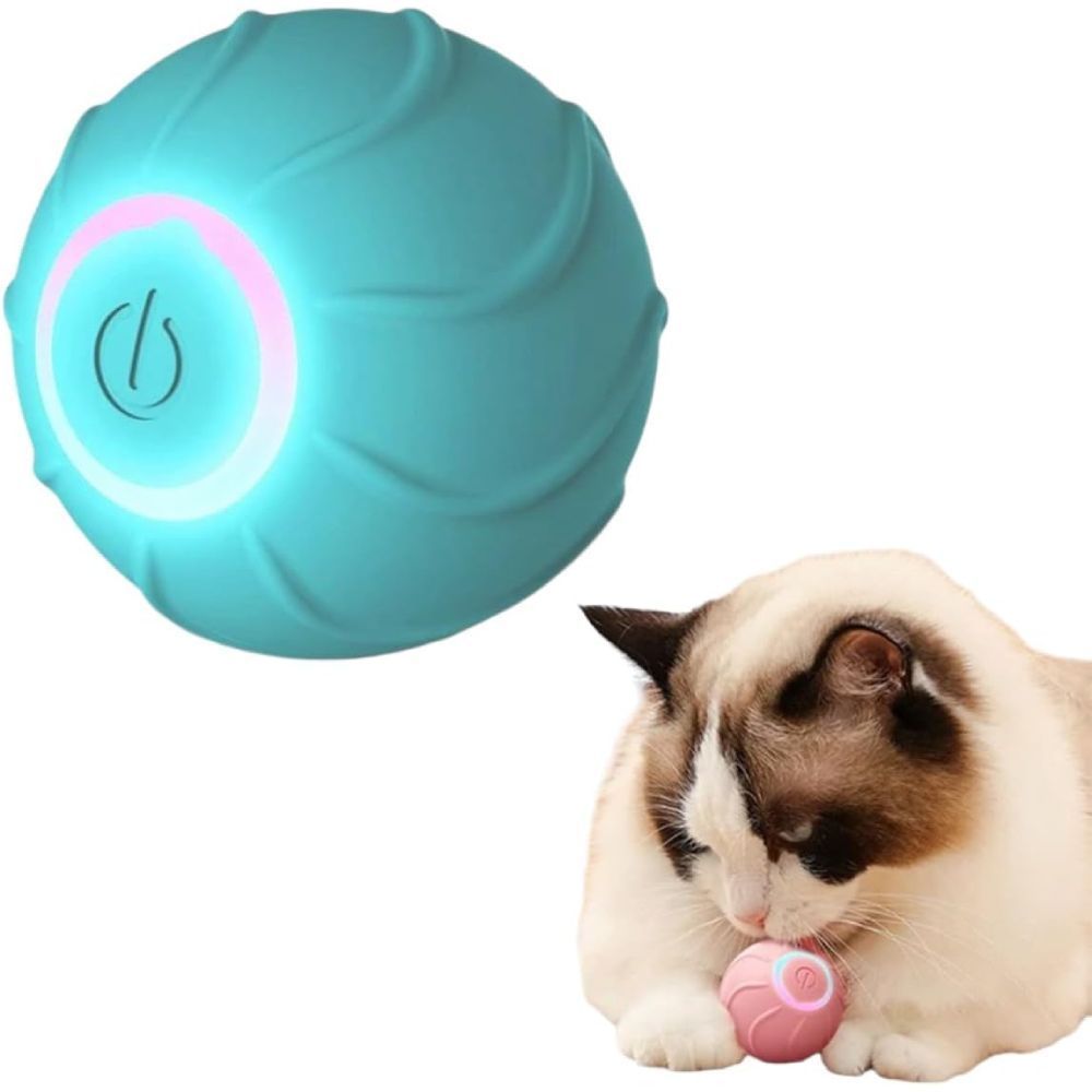 Lapka Jumping Ball іграшка для котів - блакитний