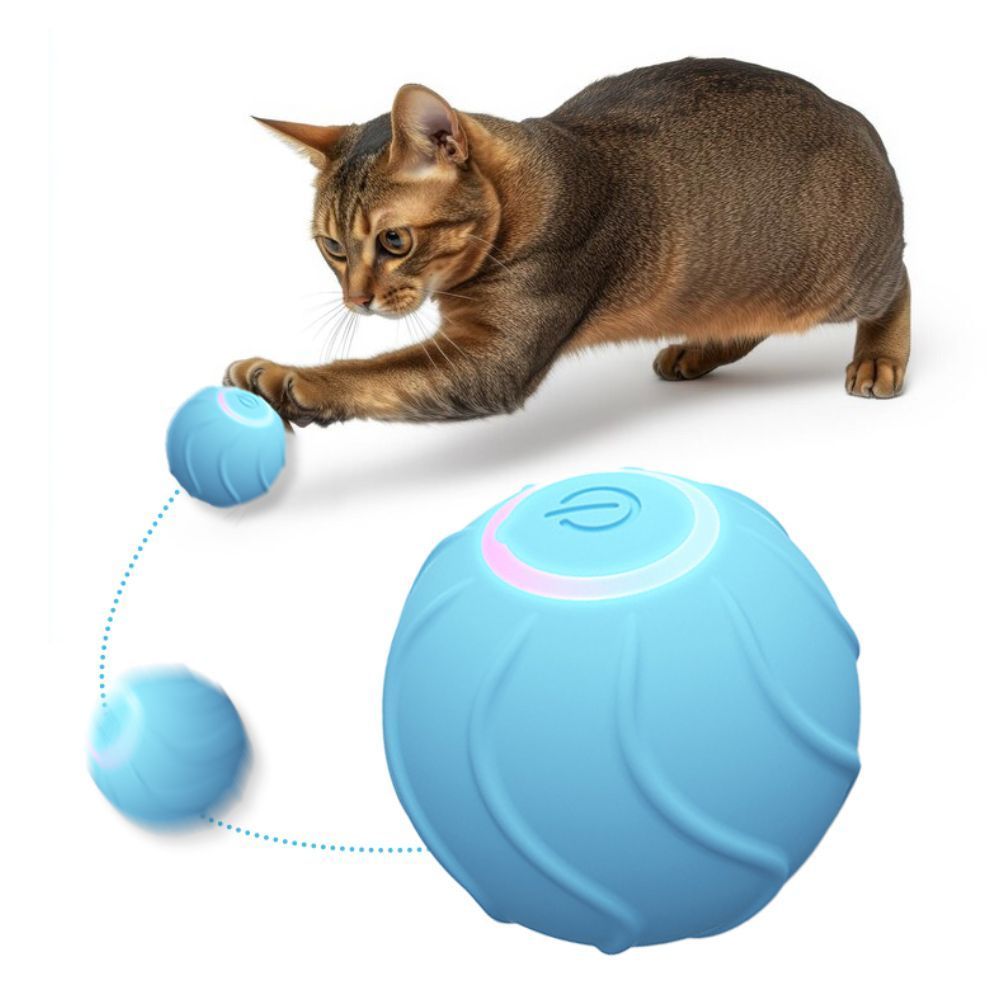 Lapka Jumping Ball іграшка для котів - блакитний