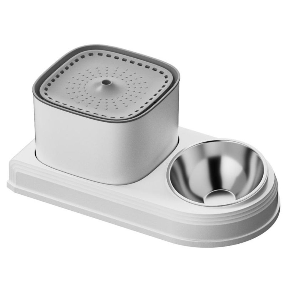 Lapka Pet 2 в 1 поилка-фонтан с кормушкой для кошек Lapka Pet 2 в 1 поилка-фонтан с кормушкой для кошек