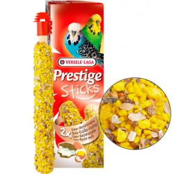 Ласощі для папуг Versele-Laga Prestige Sticks Budgies Eggs&Oyster Shells 30 г / 2 шт. (яйця та раковини устриць)