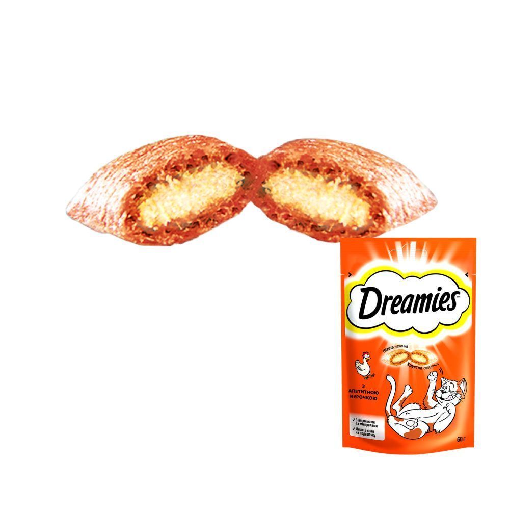 Ласощі для котів Dreamies 60 г - курка