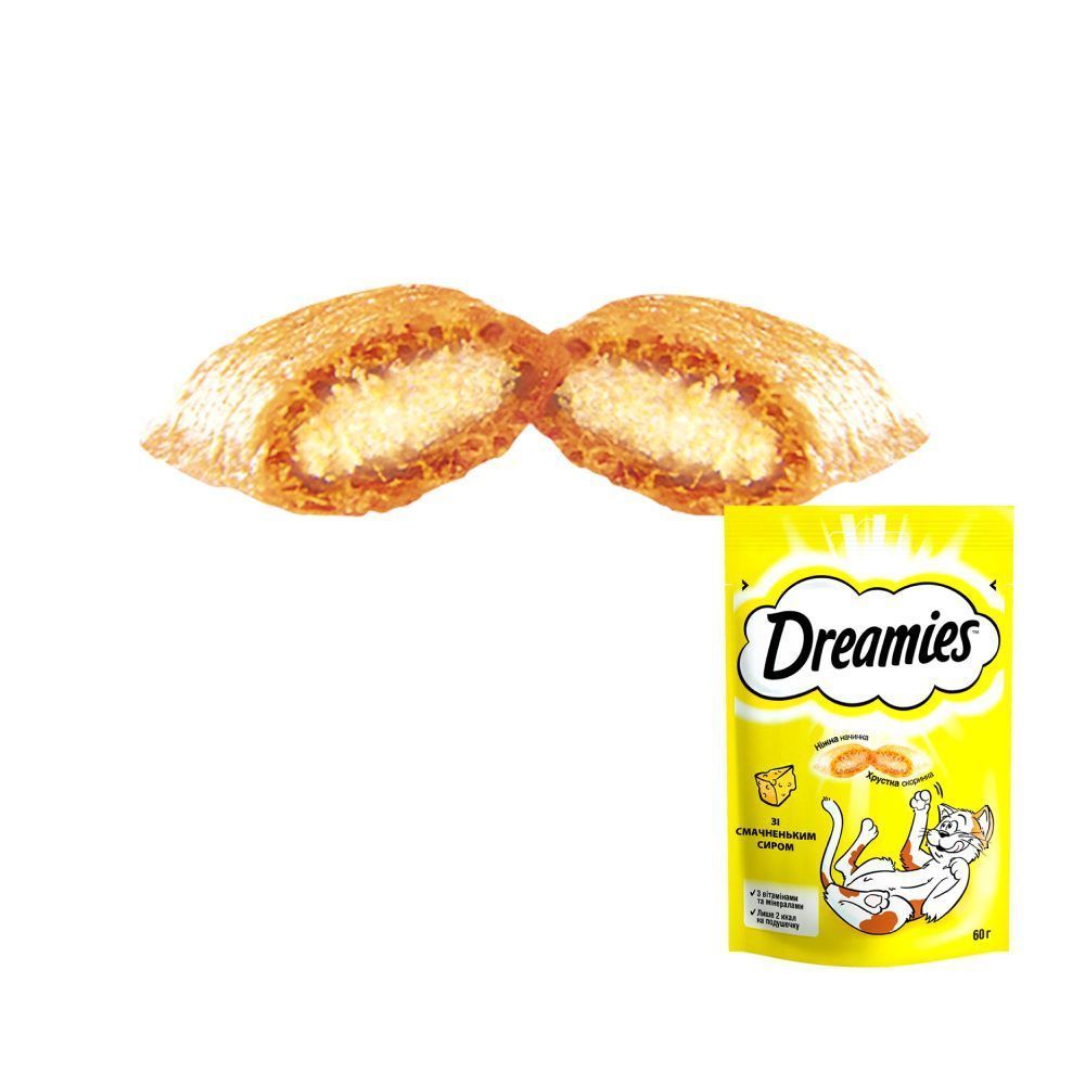 Ласощі для котів Dreamies 60 г - сир