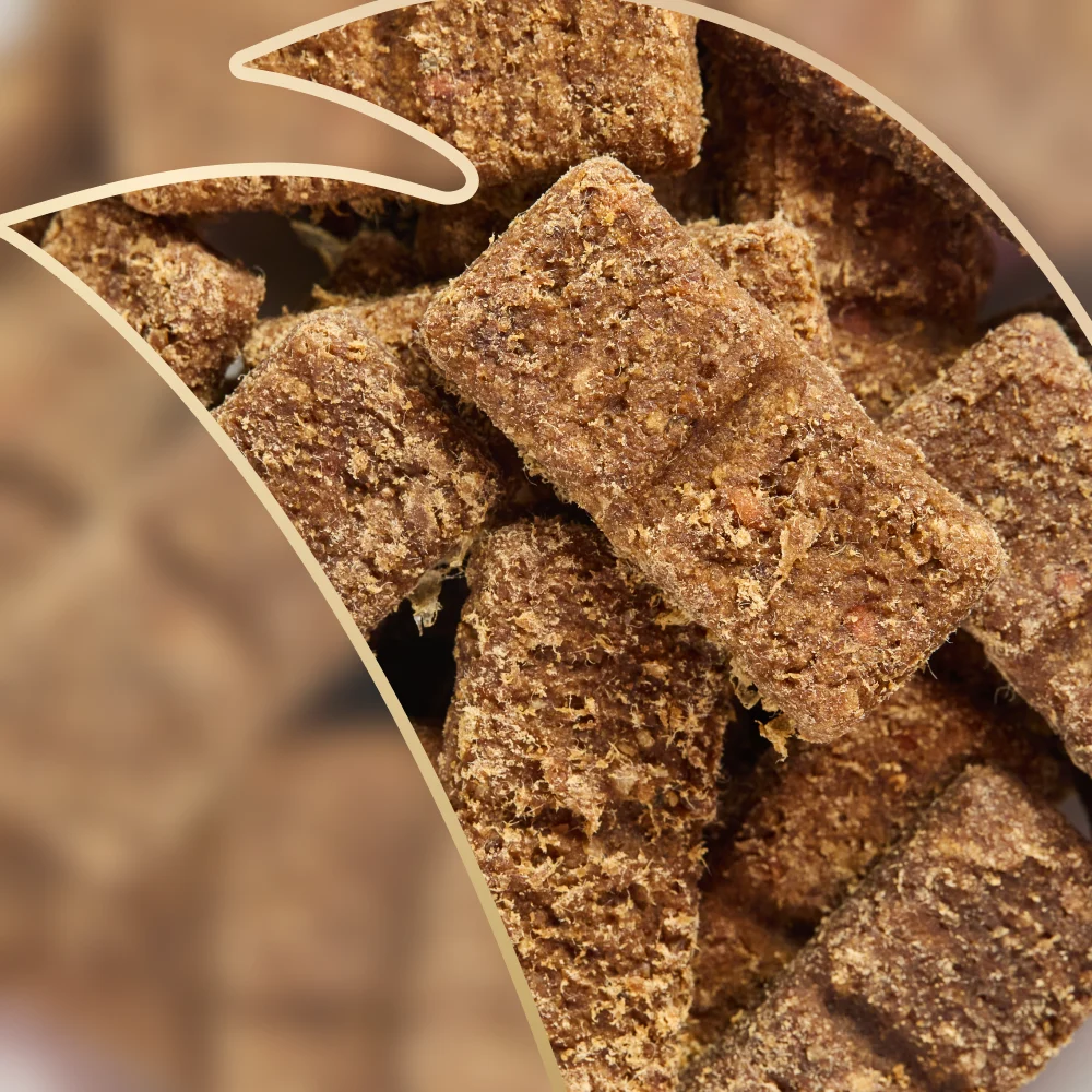 Ласощі для собак Delickcious Yummy Paws Snack Adult 80 г - яловичина та гарбуз Ласощі для собак Delickcious Yummy Paws Snack Adult 80 г - яловичина та гарбуз