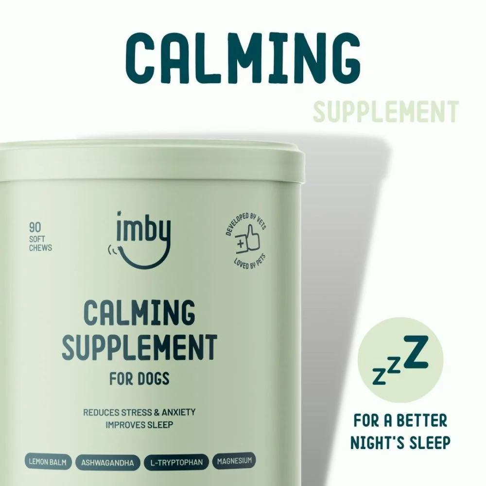 Imby Calming Supplement добавка для заспокоєння та зняття стресу собак 270 г Imby Calming Supplement добавка для заспокоєння та зняття стресу собак 270 г