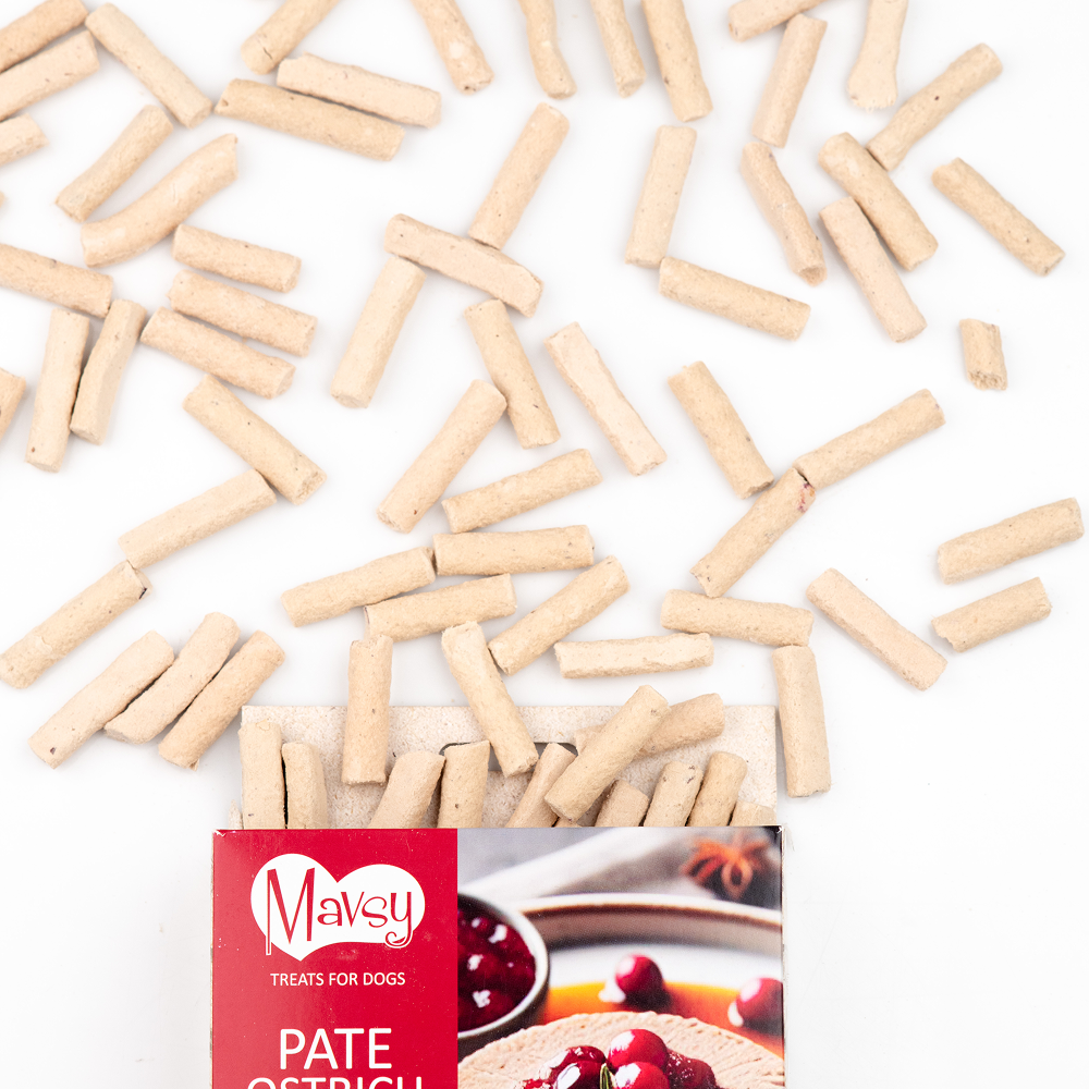 Ласощі для собак Mavsy Freeze dried 50 г - паштет зі страуса