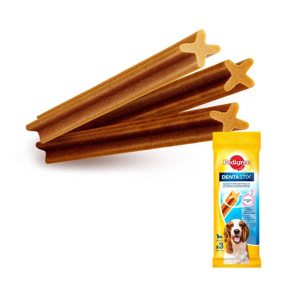 Ласощі для собак Pedigree Denta Stix 77 г - курка