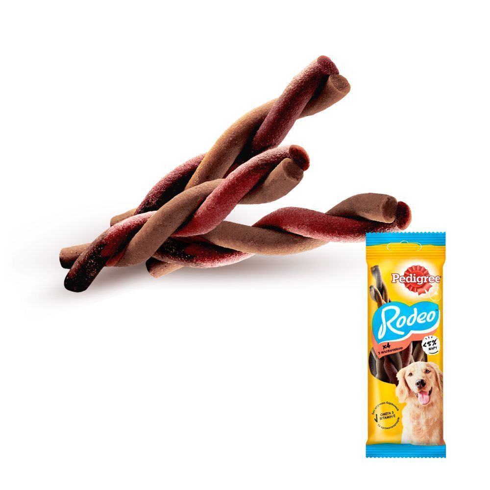 Ласощі для собак Pedigree Rodeo 70 г - яловичина